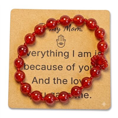 Carnelian Bracelet - Natural Gemstone Jewelry Gift