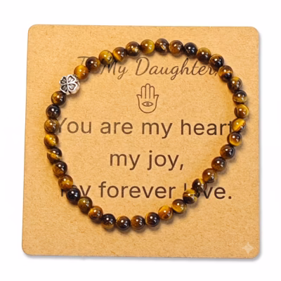 Tiger Eye Bracelet - Natural Gemstone Jewelry Gift