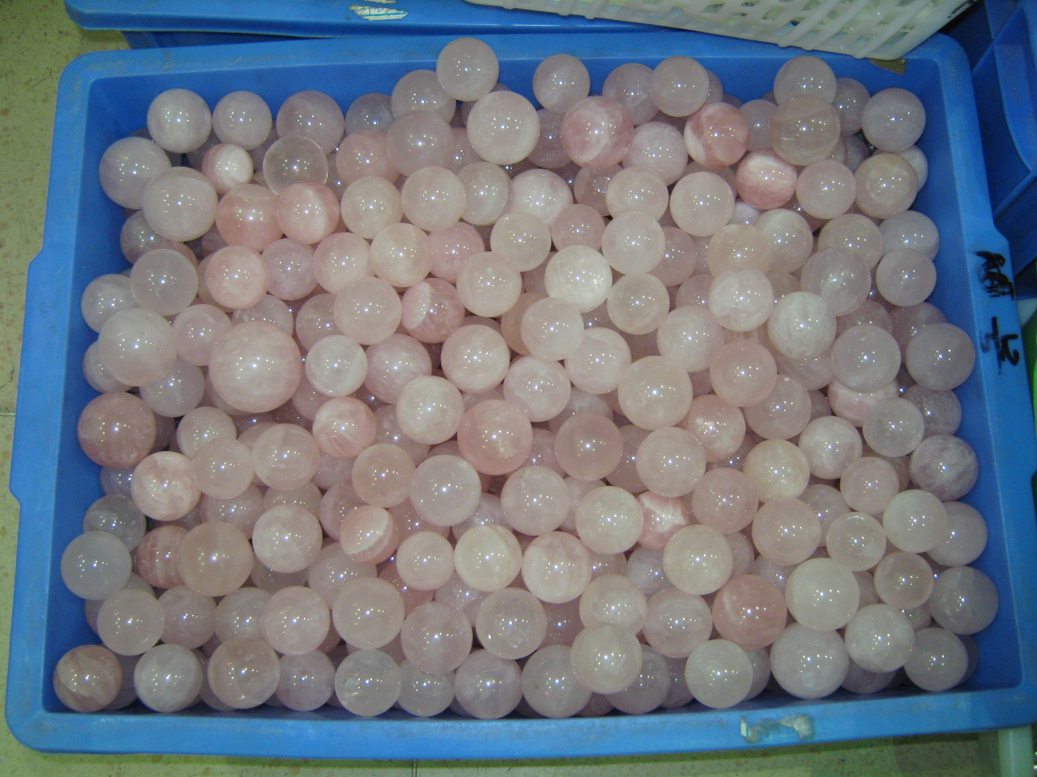 Gemstones Pink Crystal Ball $50 per kilogram