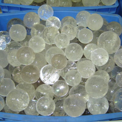 Gemstones Clear Quartz Ball $60 per kilogram
