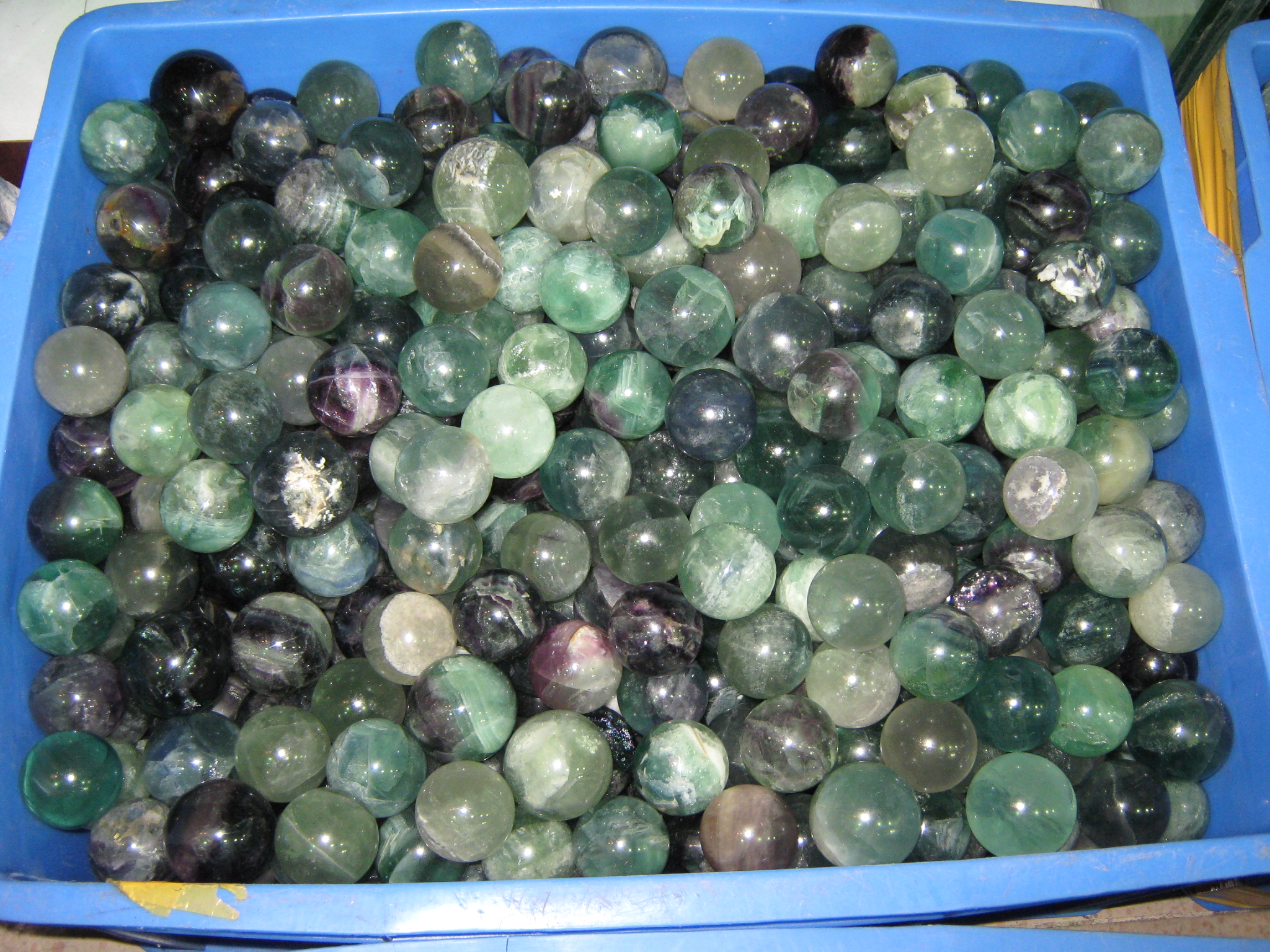 Gemstones Fluorite Ball $40 per kilogram