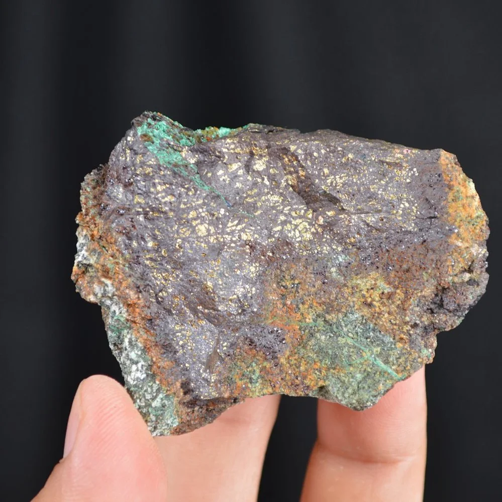 Bornite With Atacamite Crystals - Image 4