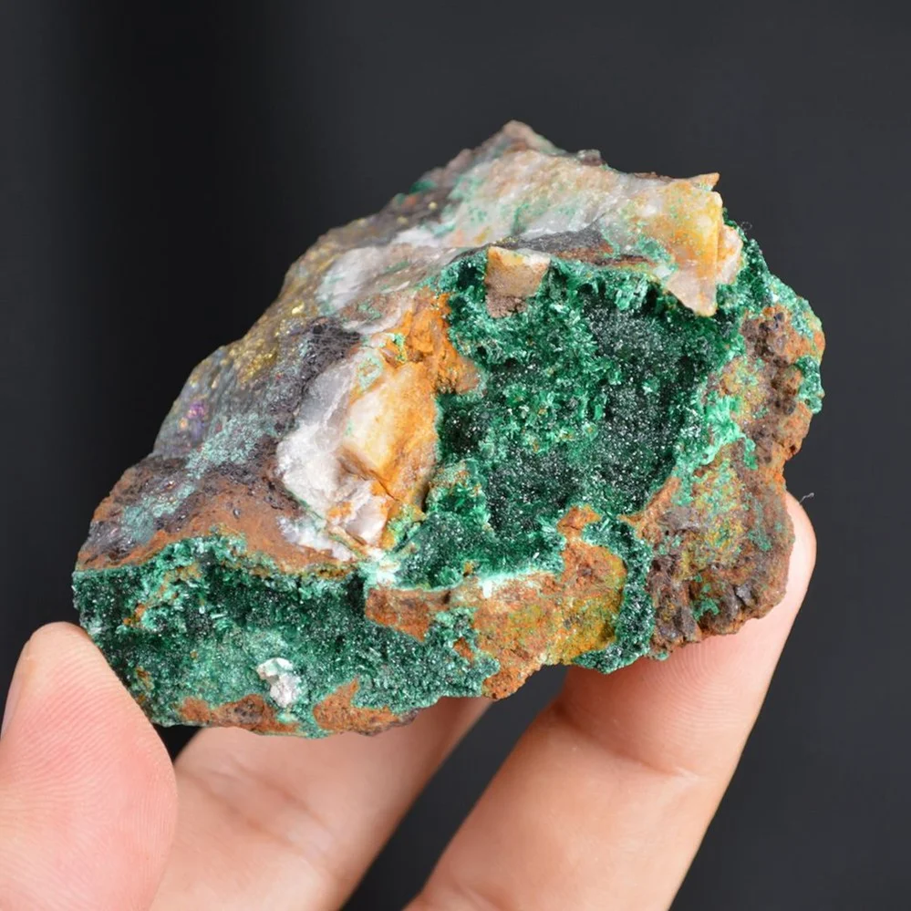 Bornite With Atacamite Crystals