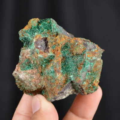Bornite With Atacamite Crystals