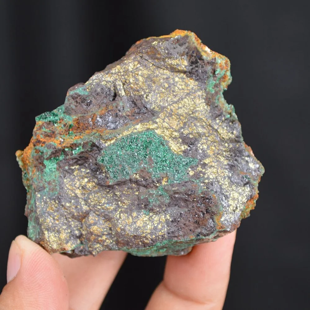 Bornite With Atacamite Crystals - Image 3