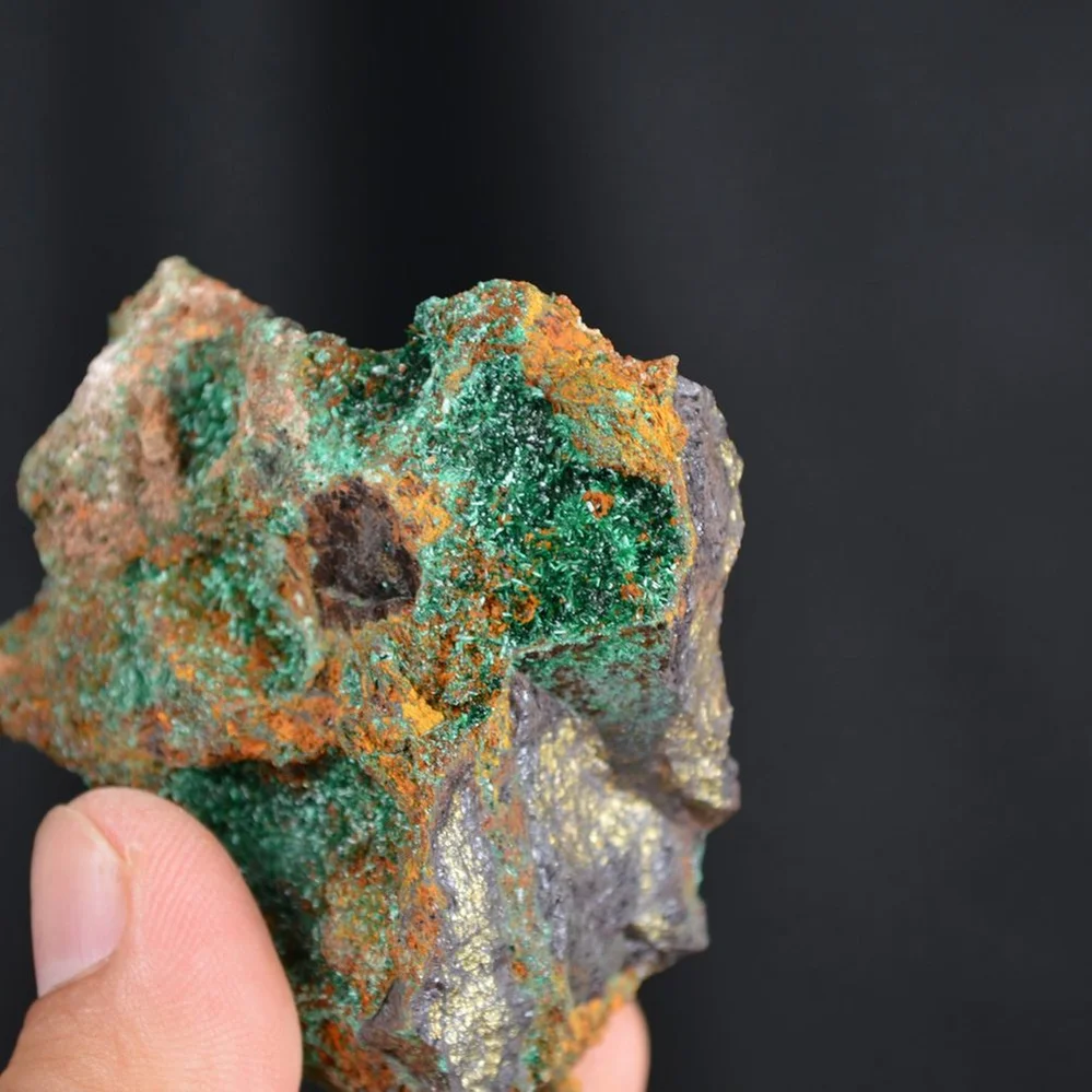 Bornite With Atacamite Crystals - Image 4