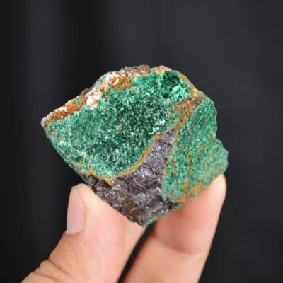 Bornite With Atacamite Crystals