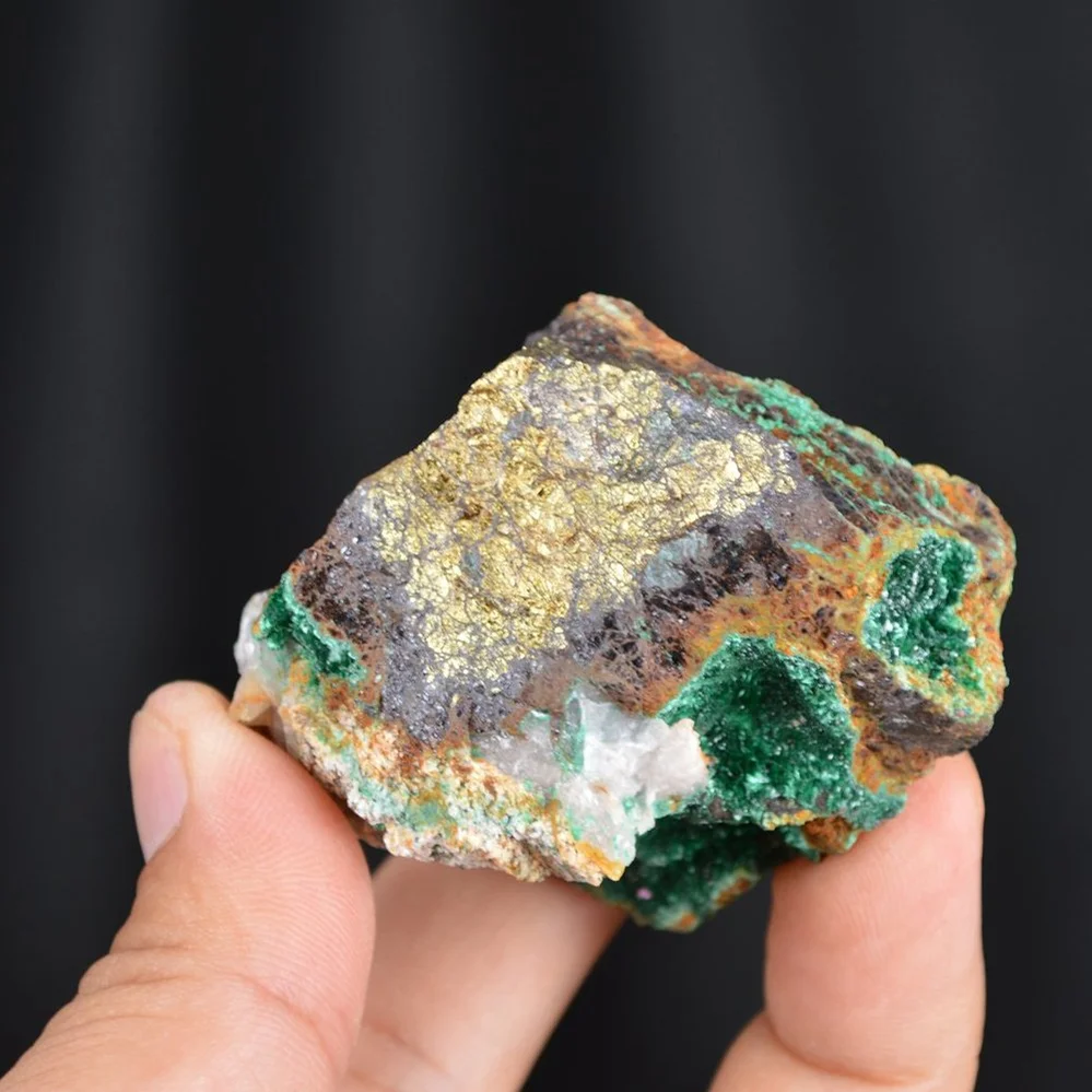 Bornite With Atacamite Crystals - Image 3