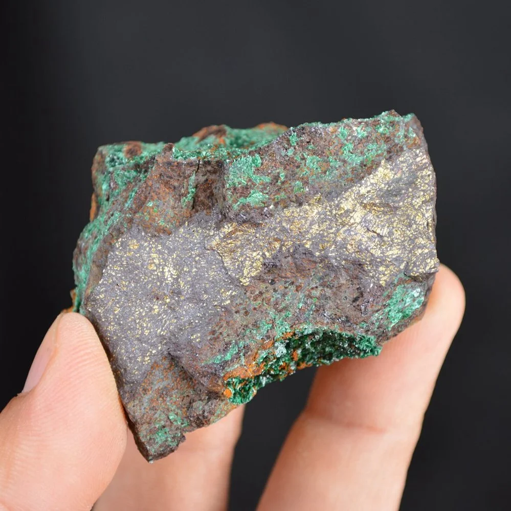 Bornite With Atacamite Crystals - Image 2