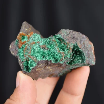 Bornite With Atacamite Crystals