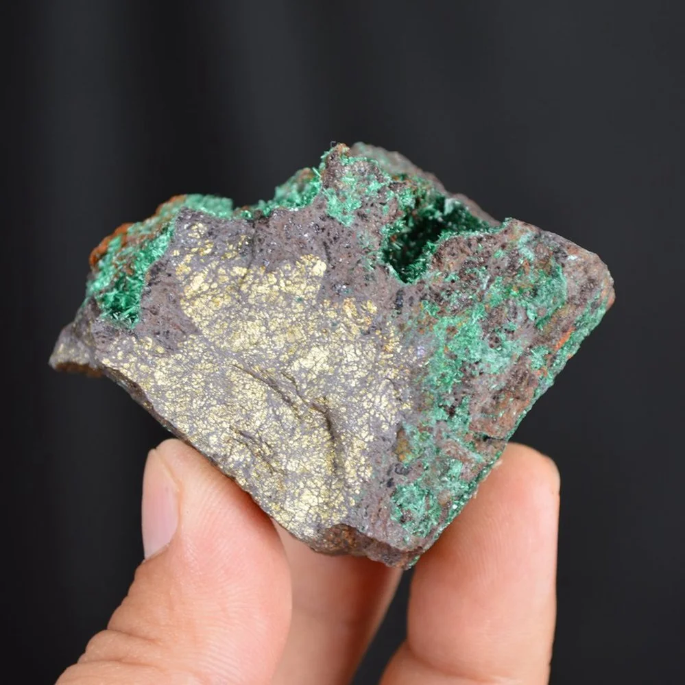 Bornite With Atacamite Crystals - Image 2