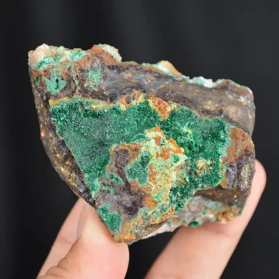 Bornite With Atacamite Crystals