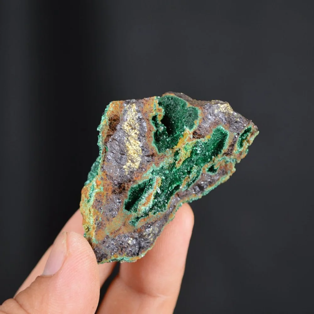 Bornite With Atacamite Crystals - Image 5