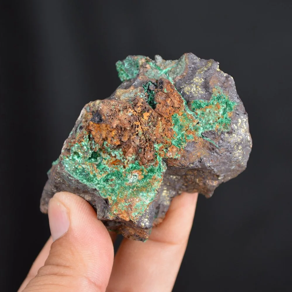 Bornite With Atacamite Crystals - Image 2