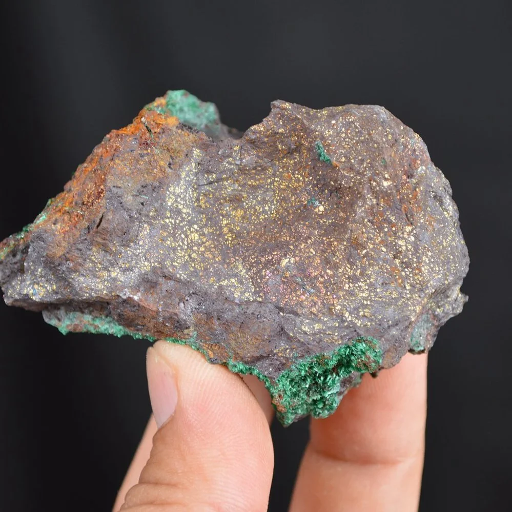 Bornite With Atacamite Crystals - Image 3