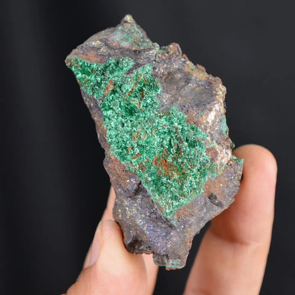 Bornite With Atacamite Crystals - Image 4