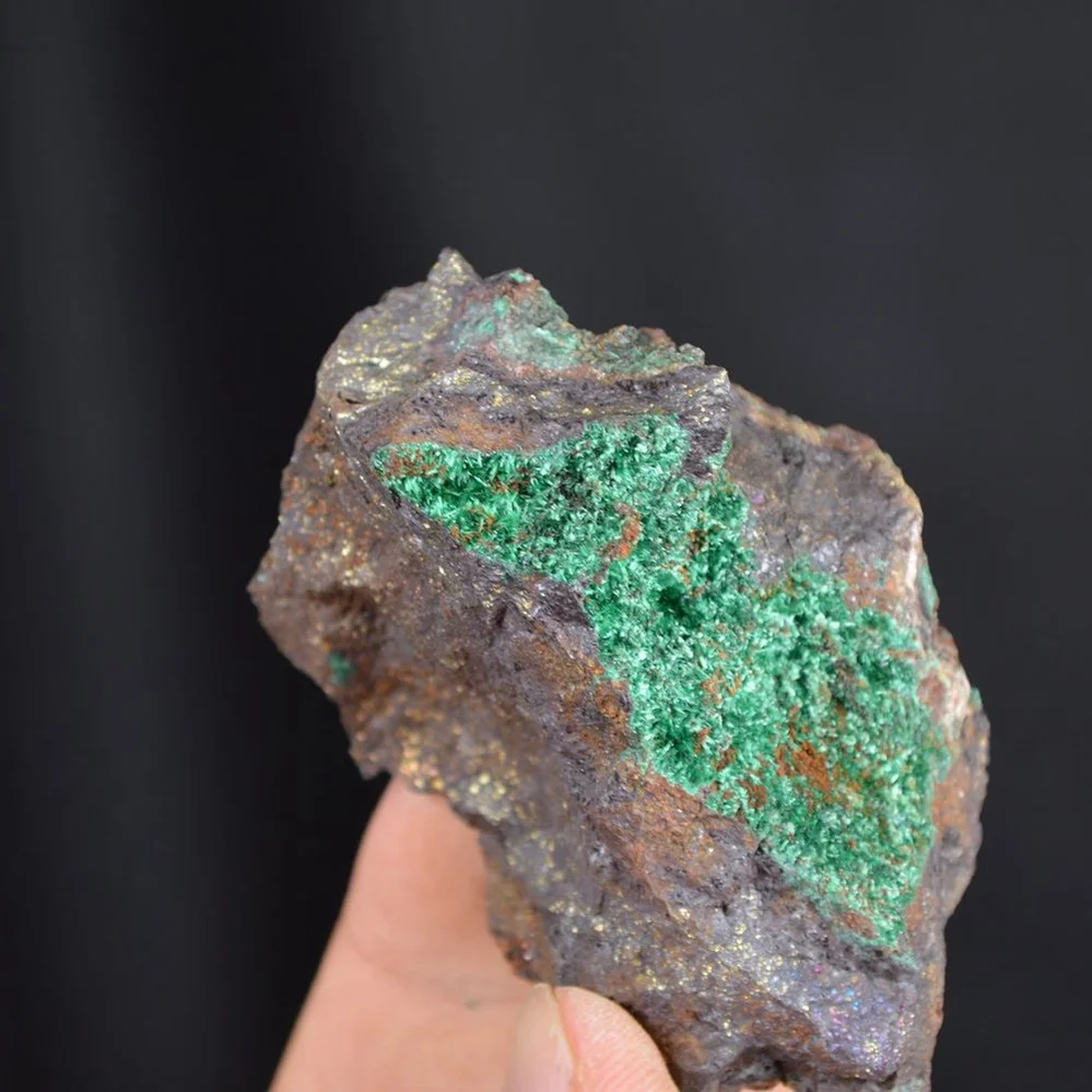 Bornite With Atacamite Crystals - Image 5