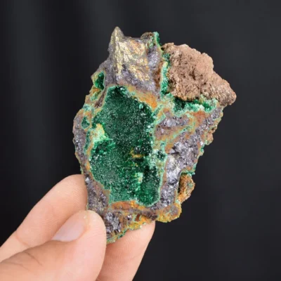 Bornite With Atacamite Crystals