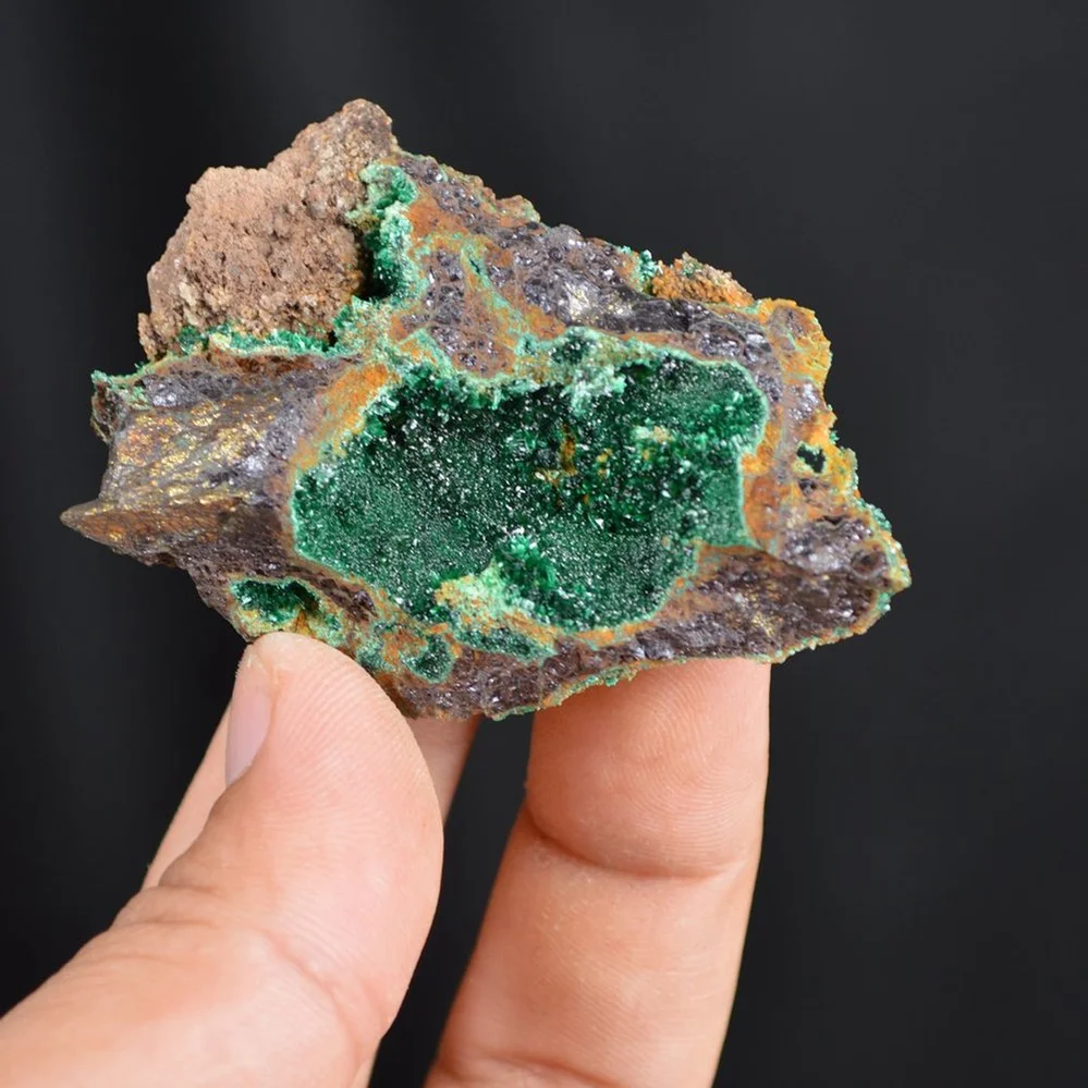 Bornite With Atacamite Crystals - Image 2