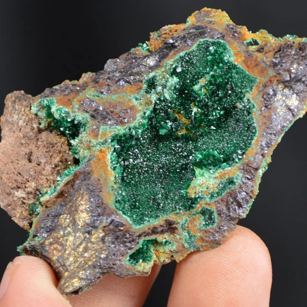 Bornite With Atacamite Crystals - Image 5