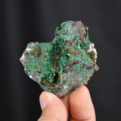 Bornite With Atacamite Crystals
