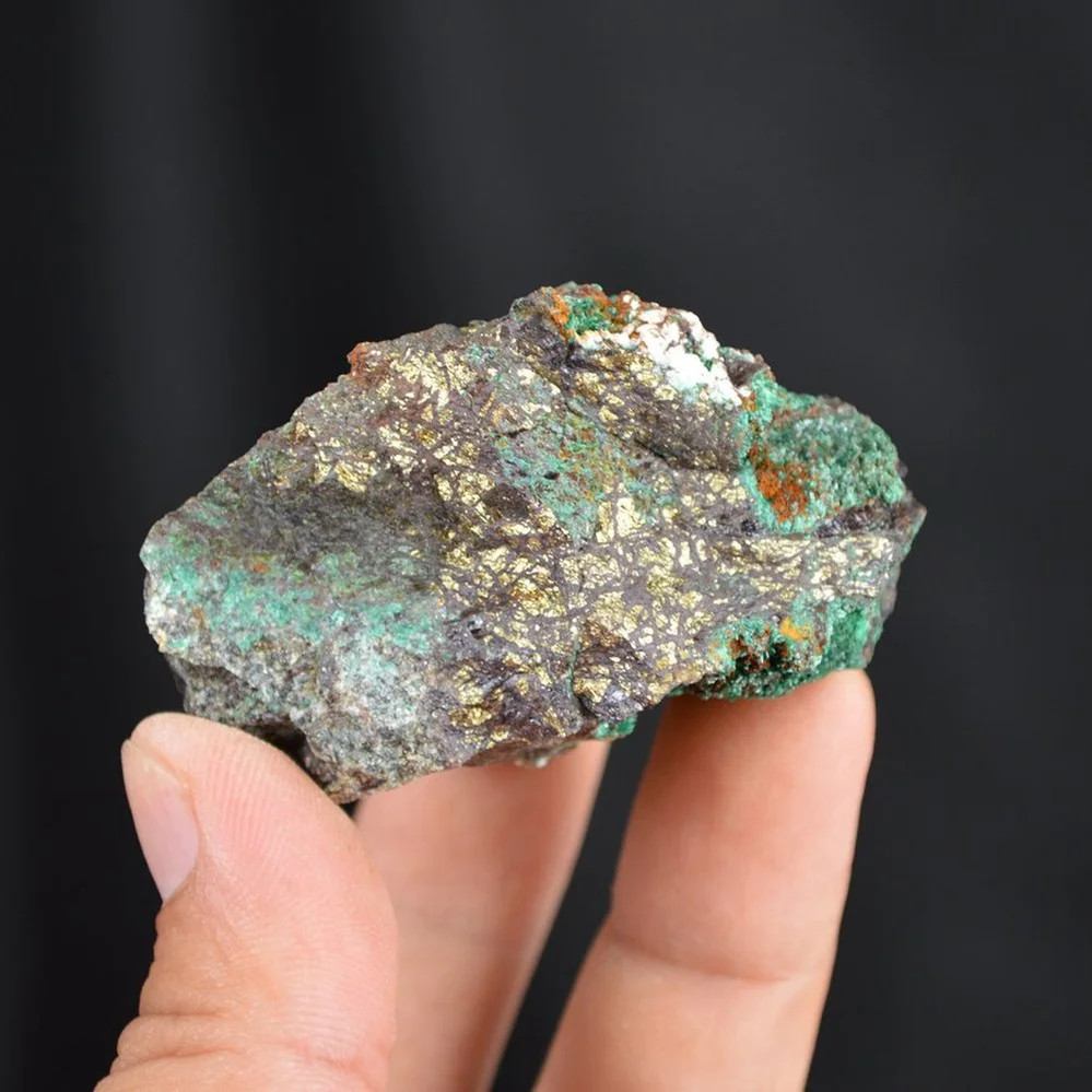Bornite With Atacamite Crystals - Image 4
