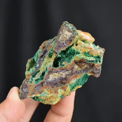 Bornite With Atacamite Crystals