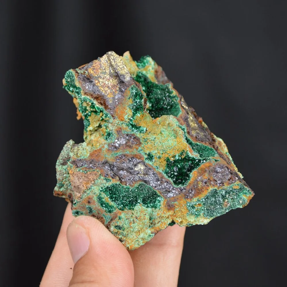 Bornite With Atacamite Crystals - Image 2
