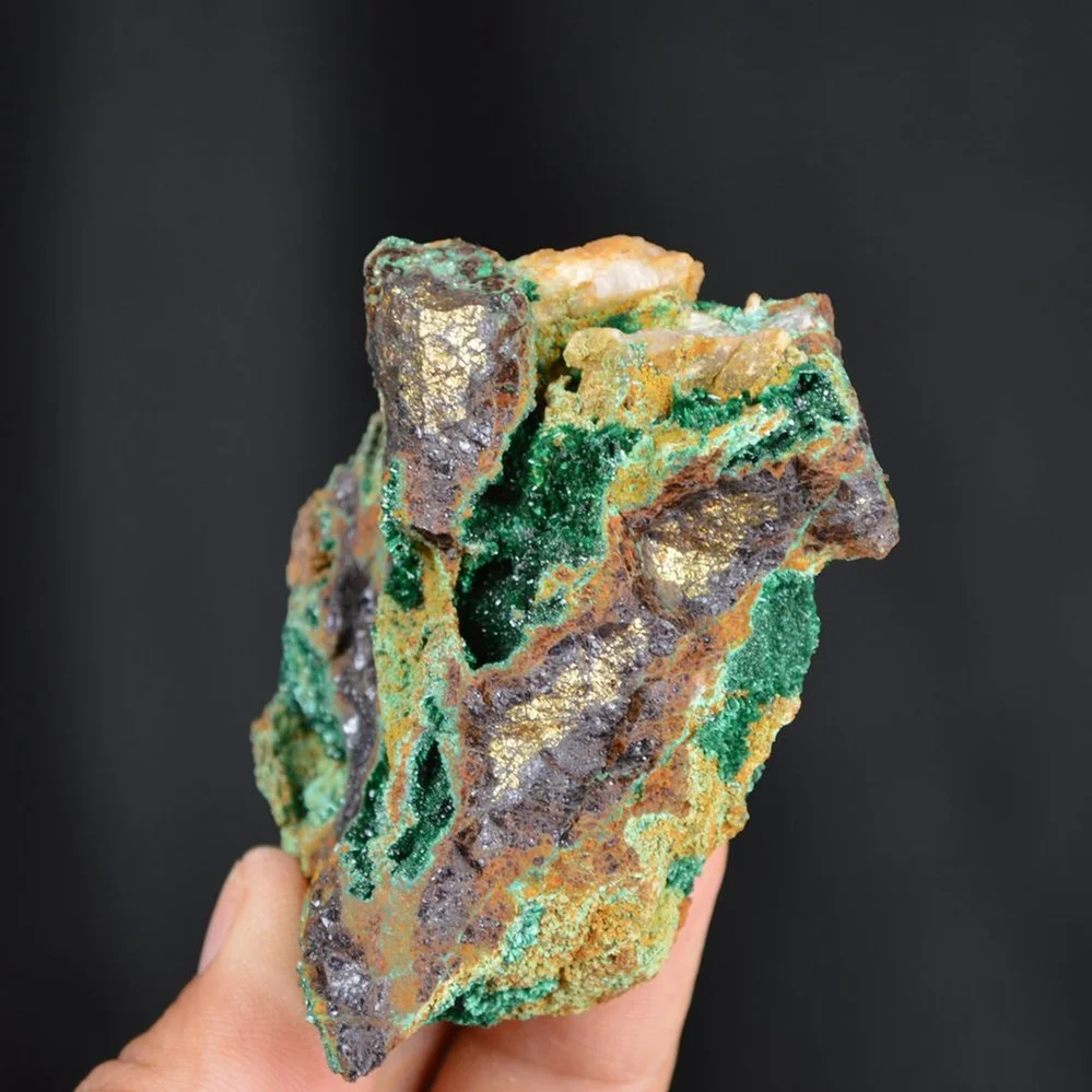 Bornite With Atacamite Crystals - Image 5