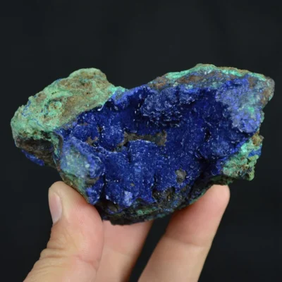 Azurite With Malachite Crystals