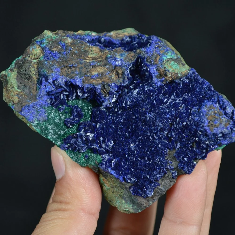 Azurite With Malachite Crystals - Image 2