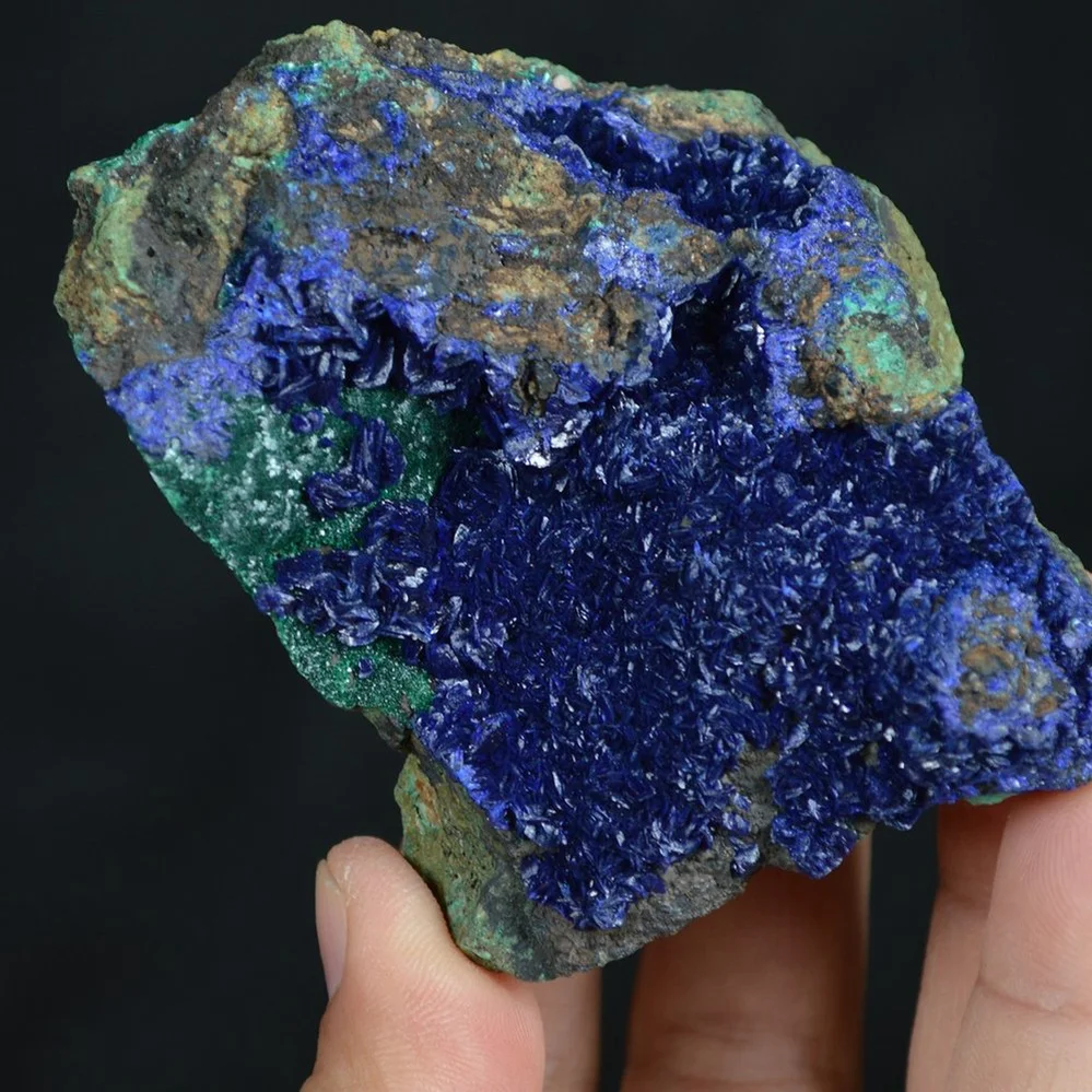 Azurite With Malachite Crystals - Image 3