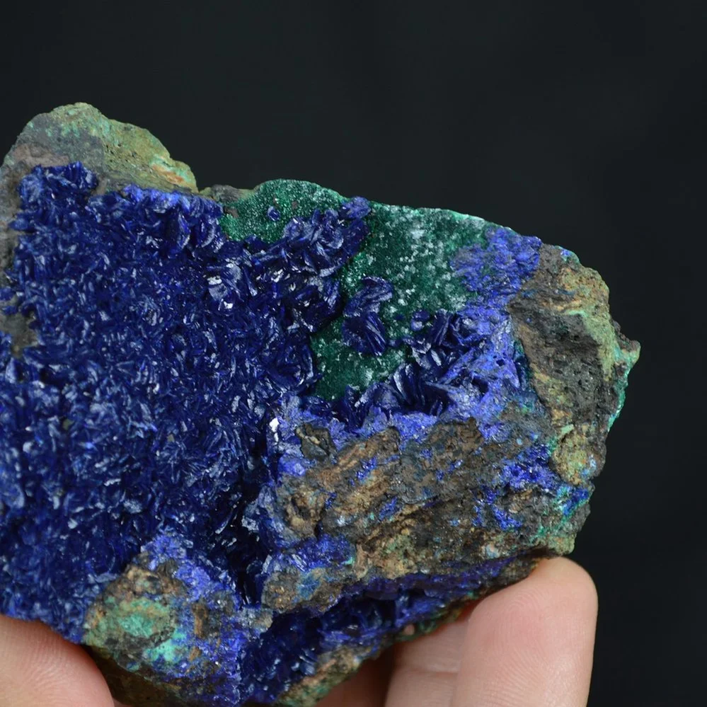 Azurite With Malachite Crystals - Image 4