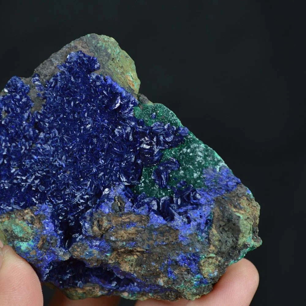 Azurite With Malachite Crystals - Image 5
