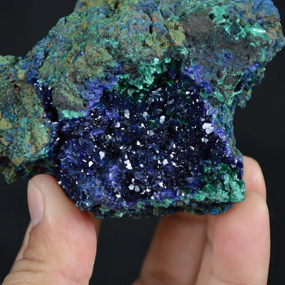 Azurite With Malachite Crystals - Image 2