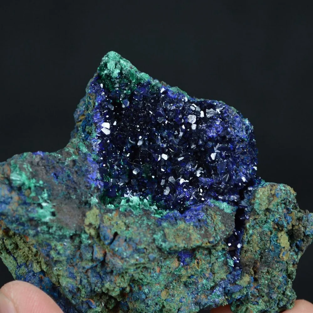 Azurite With Malachite Crystals - Image 4