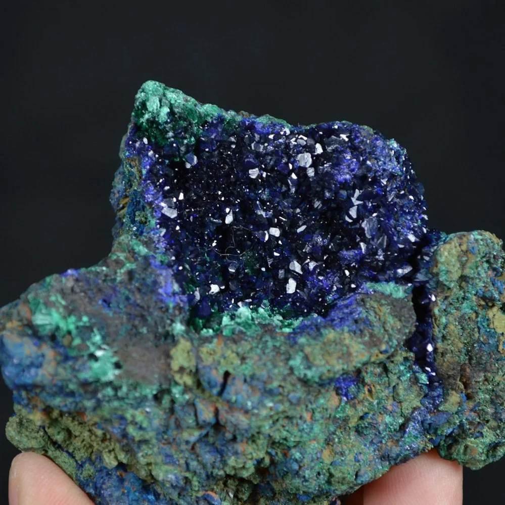 Azurite With Malachite Crystals - Image 5