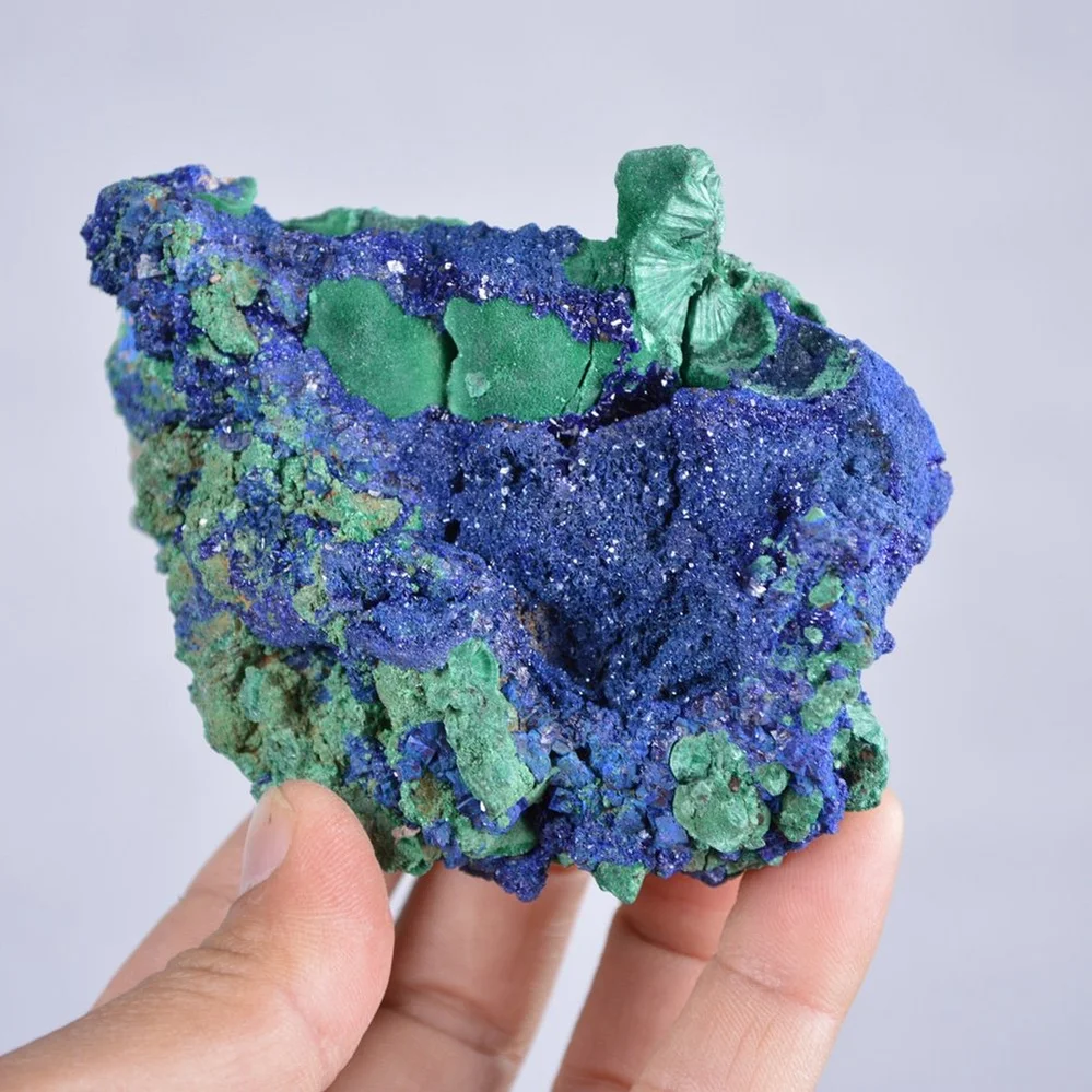 Azurite With Malachite Crystals - Image 2