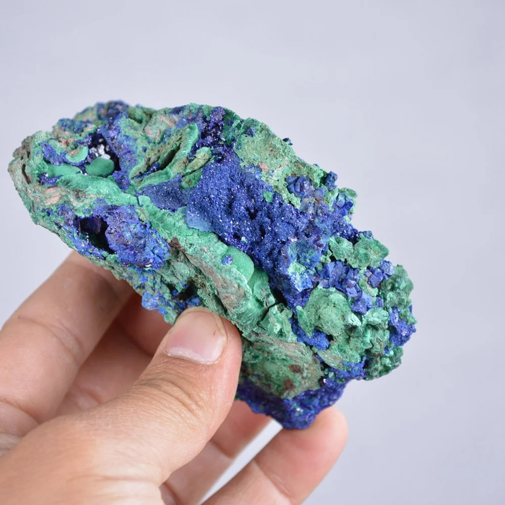 Azurite With Malachite Crystals - Image 4