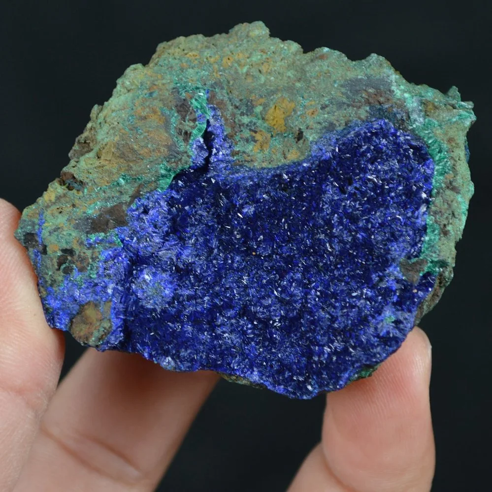 Azurite With Malachite Crystals - Image 2