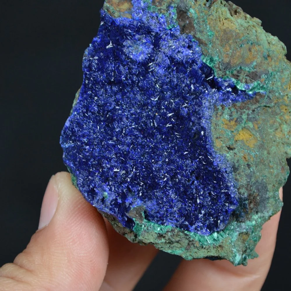 Azurite With Malachite Crystals - Image 4