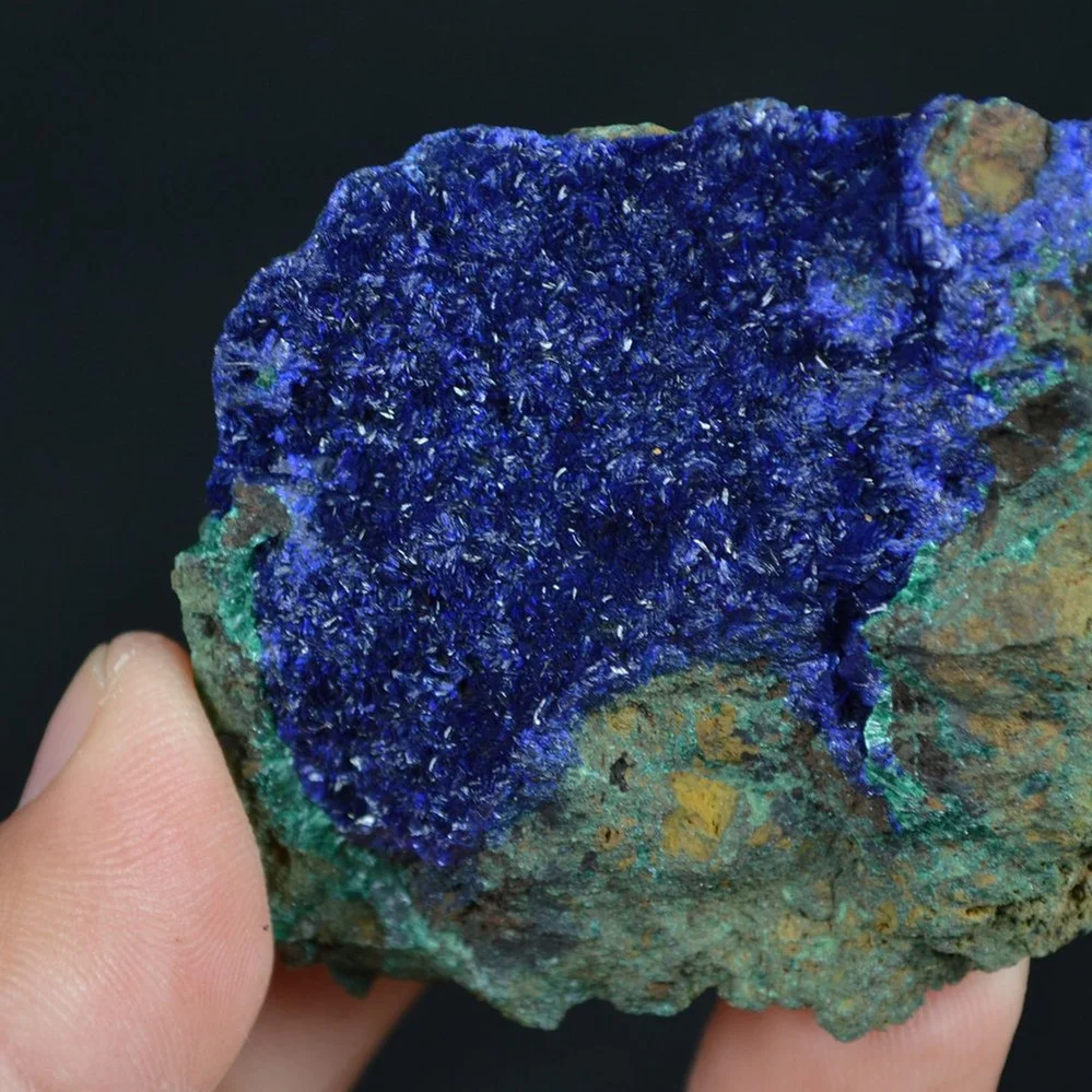 Azurite With Malachite Crystals - Image 5