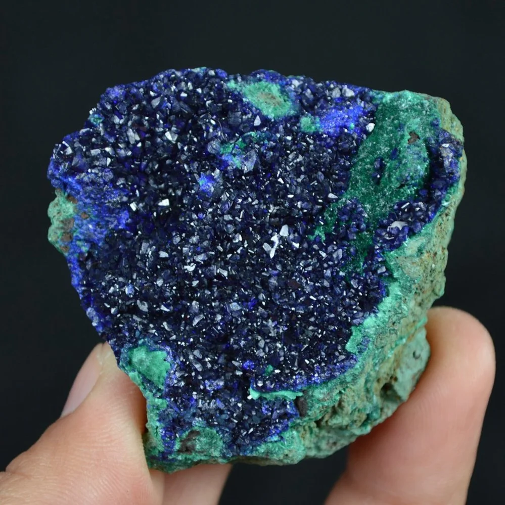 Azurite With Malachite Crystals - Image 4