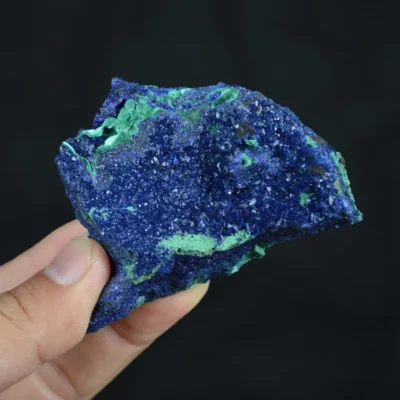 Azurite With Malachite Crystals