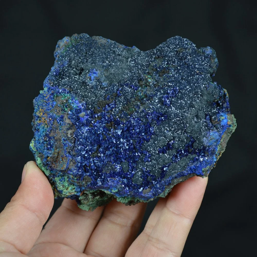 Azurite With Malachite Crystals