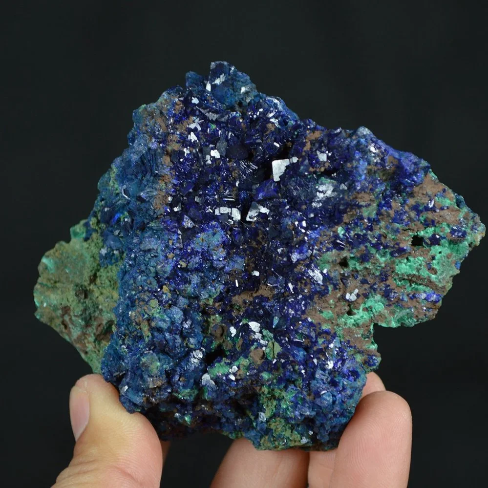 Azurite With Malachite Crystals - Image 2