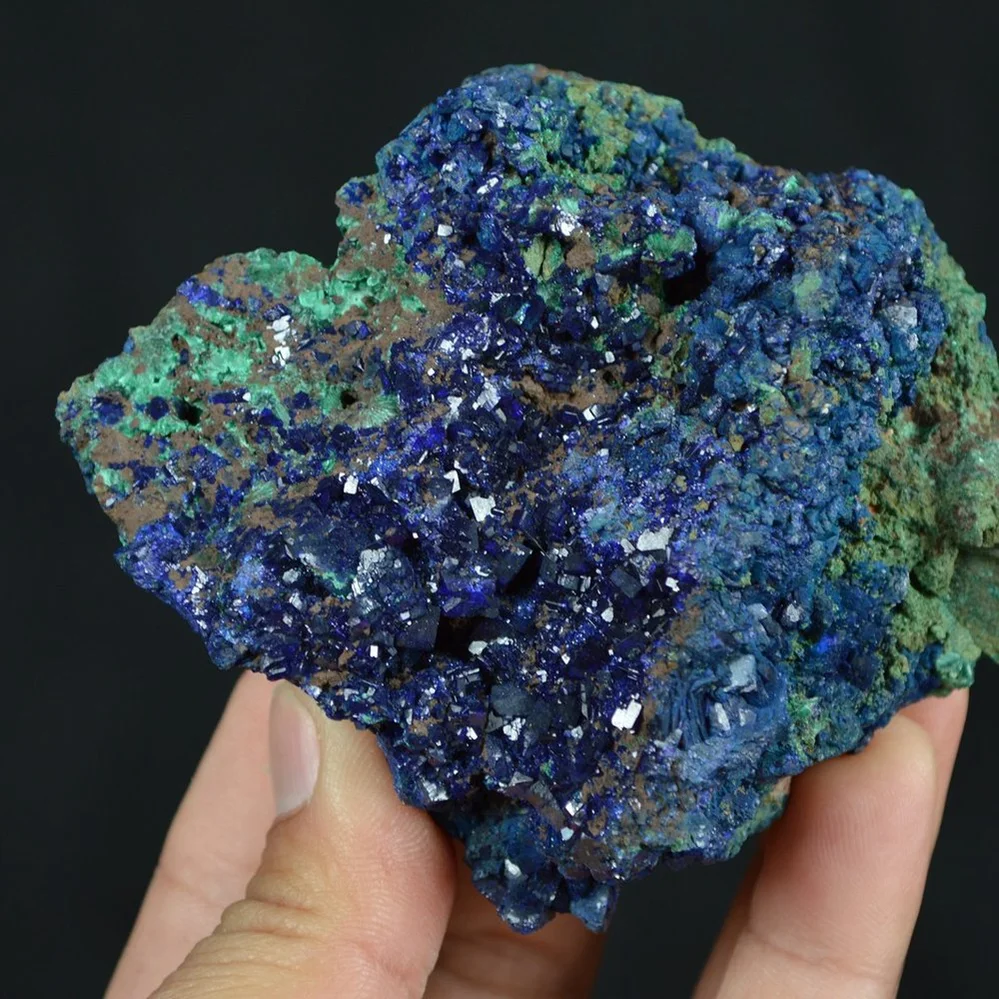 Azurite With Malachite Crystals - Image 3