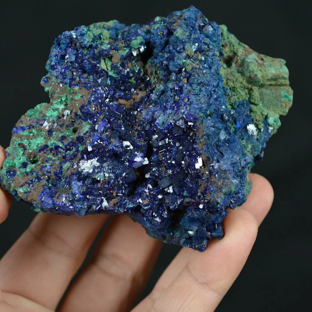 Azurite With Malachite Crystals - Image 4