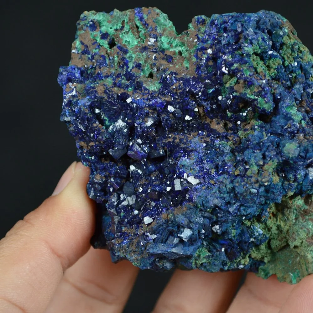 Azurite With Malachite Crystals - Image 5