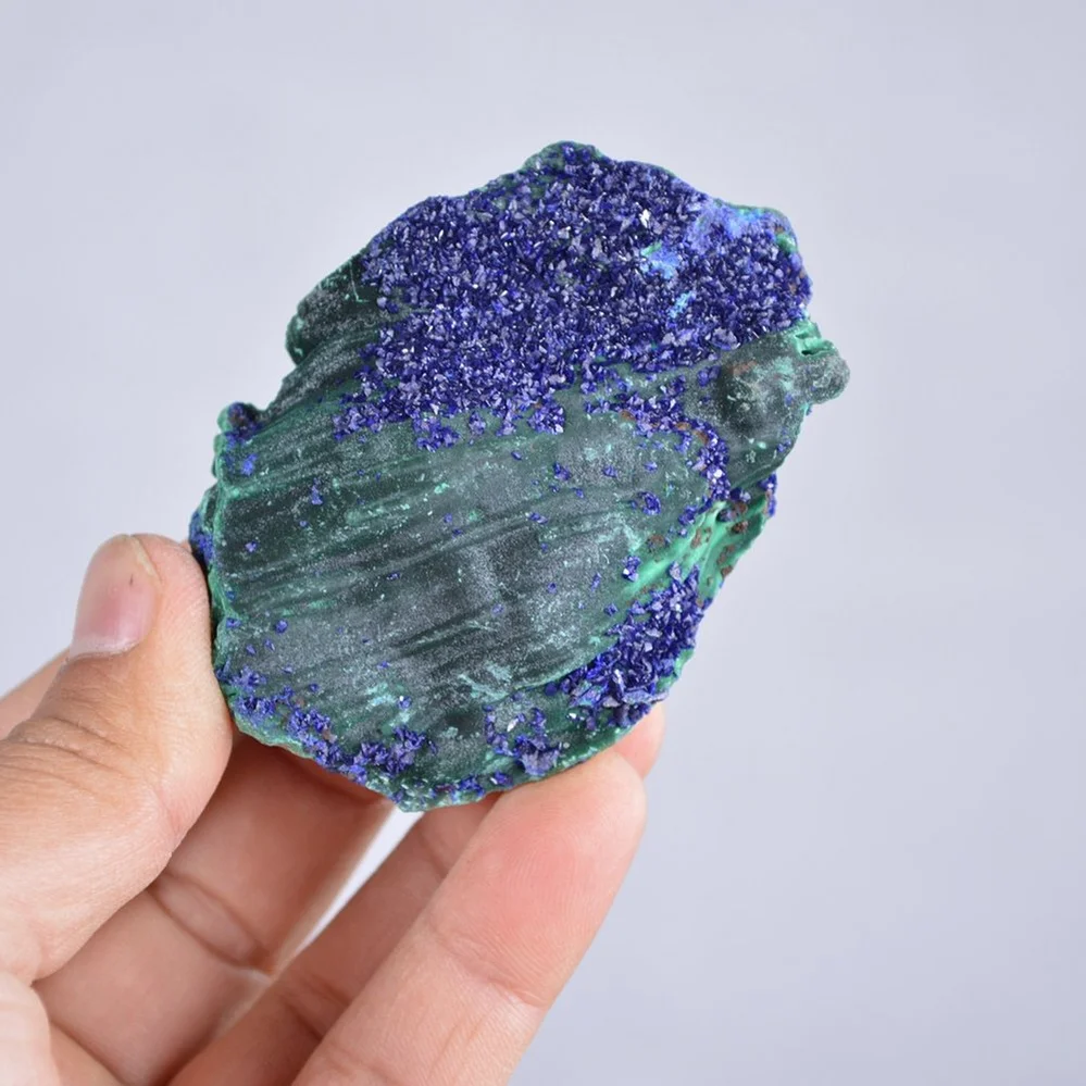 Azurite With Malachite Crystals - Image 2